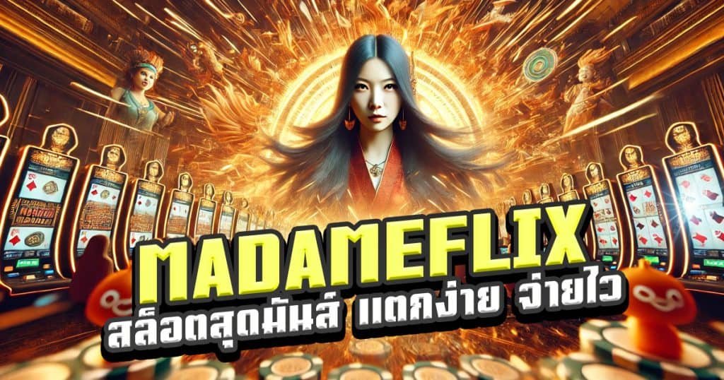 MADAMEFLIX-สล็อตสุดมันส์-แตกง่าย-จ่ายไวที่สุดในวงการ